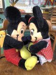 画像11: Vintage Disney Minnie & Mickey Mouse Plush Doll Set 60cm (M344)