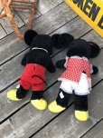 画像14: Vintage Disney Minnie & Mickey Mouse Plush Doll Set 60cm (M344)