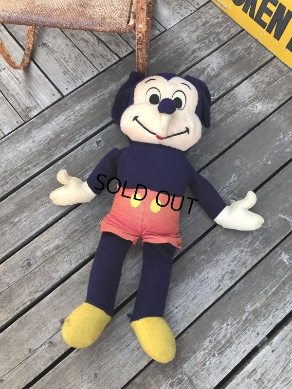 画像9: Vintage Disney Mickey Mouse Plush Doll 100cm (M342)