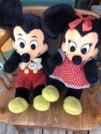 画像5: Vintage Disney Minnie & Mickey Mouse Plush Doll Set 60cm (M344)