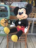 Vintage Disney Mickey Mouse Plush Doll 100cm (M343)