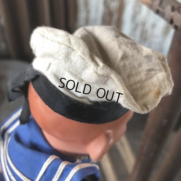 画像7: Vintage Sailor Composition Doll 31cm (M346) 