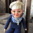 画像5: Vintage Sailor Composition Doll 28cm (M345) 