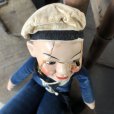 画像10: Vintage Sailor Composition Doll 31cm (M347) 
