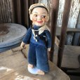 画像1: Vintage Sailor Composition Doll 31cm (M347)  (1)