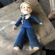 画像13: Vintage Sailor Composition Doll 31cm (M347) 