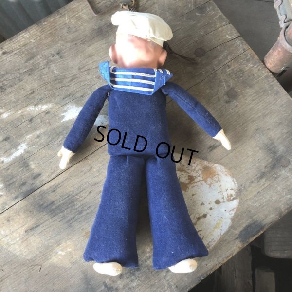 画像9: Vintage Sailor Composition Doll 28cm (M345) 