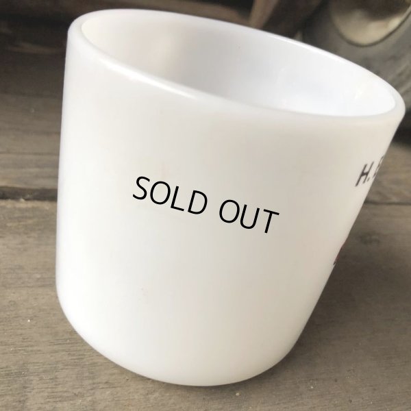 画像6: 70s Vintage Federal Milk Glass Mug TEXACO (M351) 