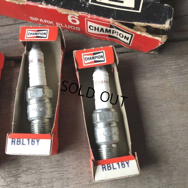 画像10: Vintage CHAMPION Spark Plug RBL16Y Junk Set (M353) 