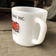 画像4: 70s Vintage Federal Milk Glass Mug TEXACO (M351) 