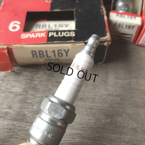 画像7: Vintage CHAMPION Spark Plug RBL16Y Junk Set (M353) 