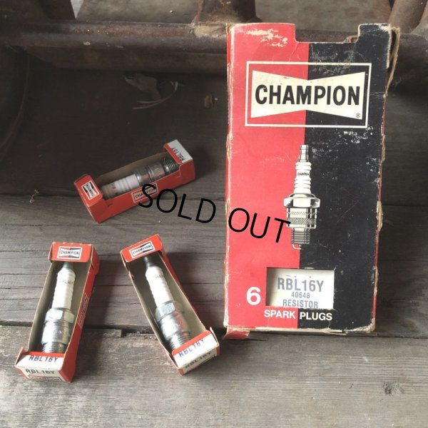 画像2: Vintage CHAMPION Spark Plug RBL16Y Junk Set (M353) 