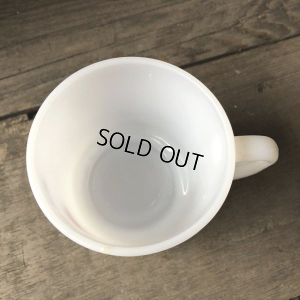 画像3: 70s Vintage Federal Milk Glass Mug TEXACO (M351) 