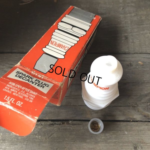 画像4: 70s Vintage AVON CHAMPION Spark Plug Decanter (M352) 