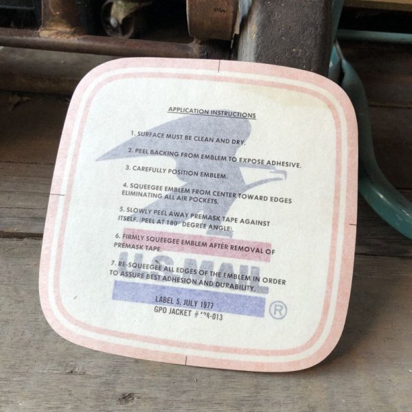 画像5: Vintage USPS U.S. Mail Logo Decal Sticker (M359) 