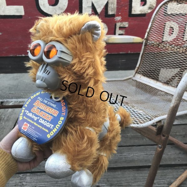 画像19: 70s Vintage Mattel Battlestar Galactica DAGGIT Pull String Talking Plush Doll (m367)