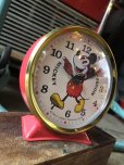 画像4: 70s Vintage Bradley Disney Mickey Mouse Animated Action Alarm Clock (M368)