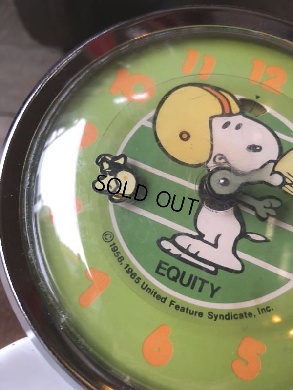 画像8: 80s Vintage Equity Snoopy Alarm Clock (M370)