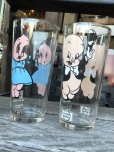 画像3: 70s Vintage Pepsi Glass Porky Pig & Petunia Pig SET (M373)