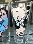 画像6: 70s Vintage Pepsi Glass Porky Pig & Petunia Pig SET (M373)