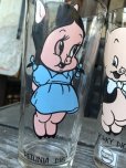 画像5: 70s Vintage Pepsi Glass Porky Pig & Petunia Pig SET (M373)