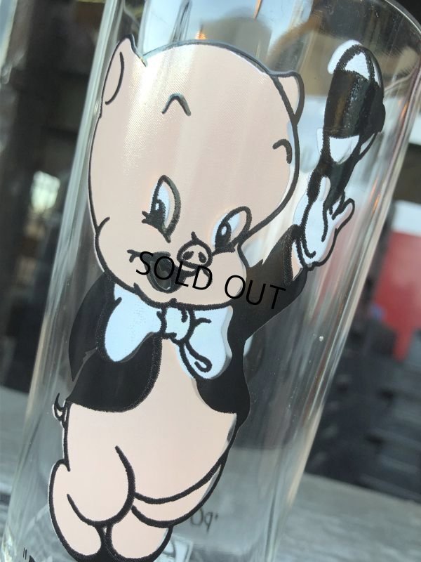 画像6: 70s Vintage Pepsi Glass Porky Pig (M372)