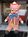 画像1: 60s Vintage Mattel Pull String Talking Porky Pig (M371) (1)