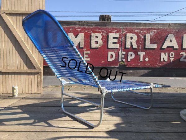 画像9: Vintage Folding Lawn Chair Long (M375)