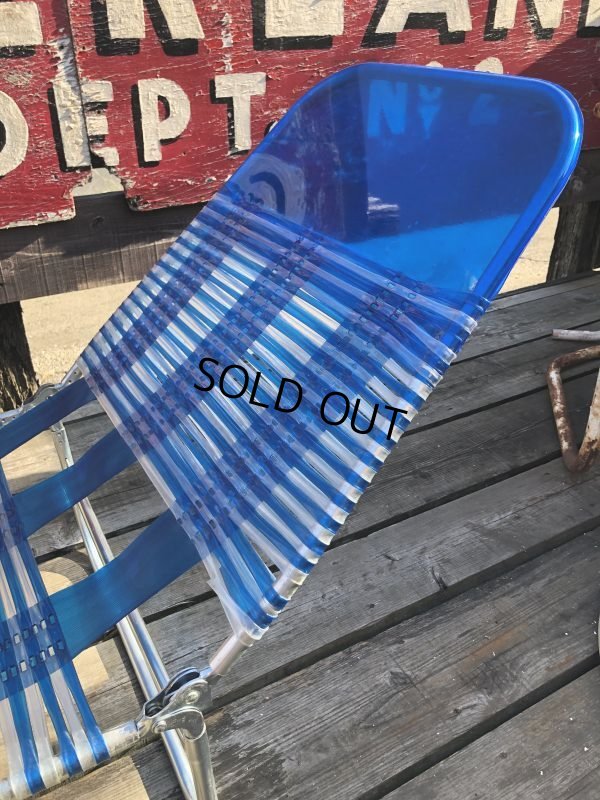 画像10: Vintage Folding Lawn Chair Long (M374)