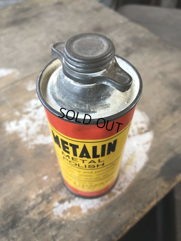 画像3: Vintage Metalin METAL POLISH Can (M373)