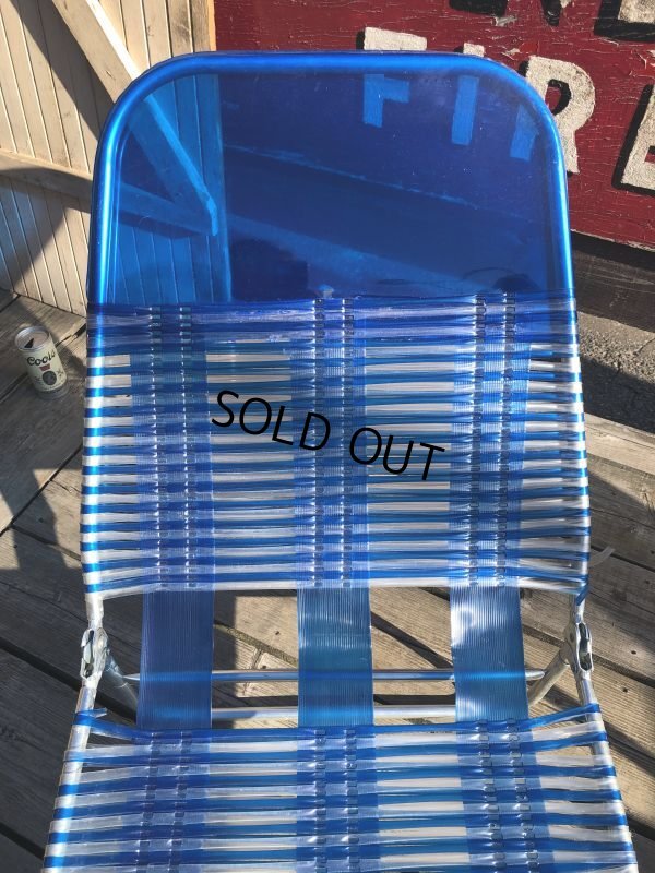 画像13: Vintage Folding Lawn Chair Long (M375)