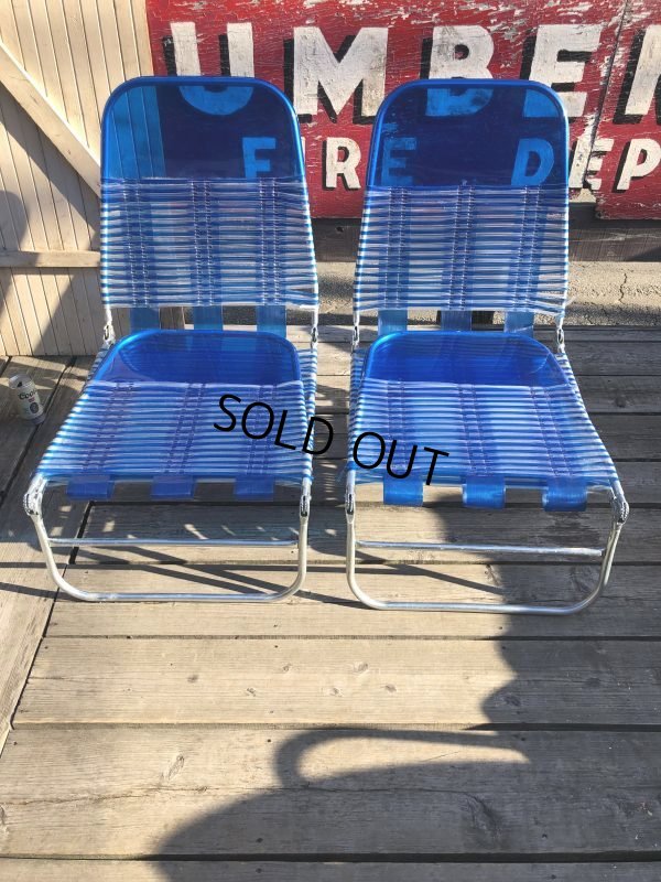 画像22: Vintage Folding Lawn Chair Long (M375)