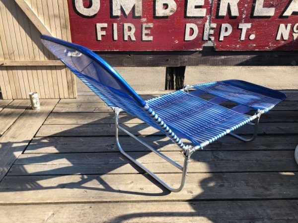 画像8: Vintage Folding Lawn Chair Long (M375)