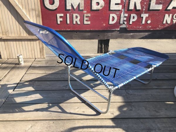 画像8: Vintage Folding Lawn Chair Long (M375)