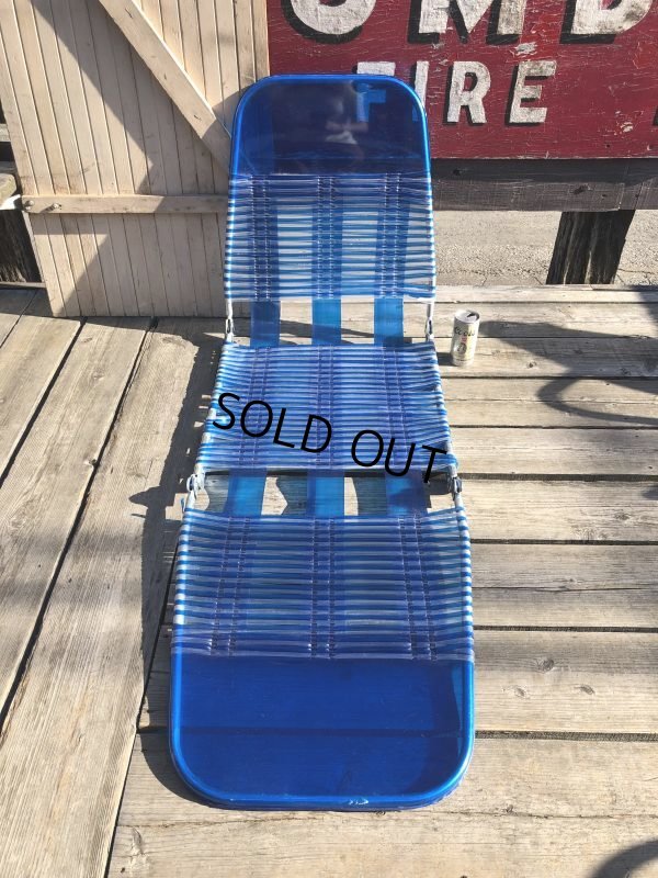 画像17: Vintage Folding Lawn Chair Long (M374)