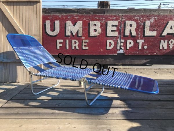 画像3: Vintage Folding Lawn Chair Long (M374)