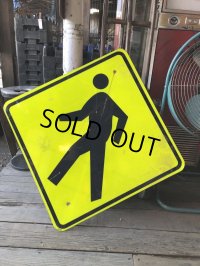 Vintage Road Street Sign Crosswalk (M372)