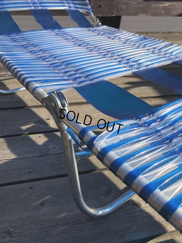 画像14: Vintage Folding Lawn Chair Long (M375)