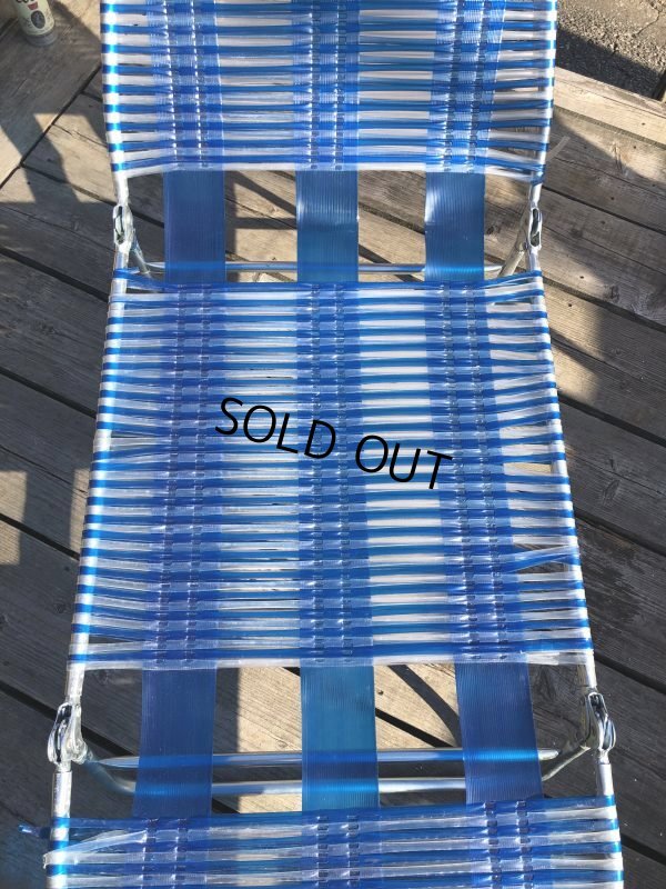 画像12: Vintage Folding Lawn Chair Long (M375)