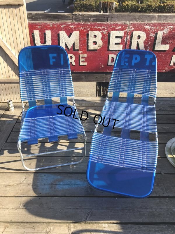 画像24: Vintage Folding Lawn Chair Long (M374)