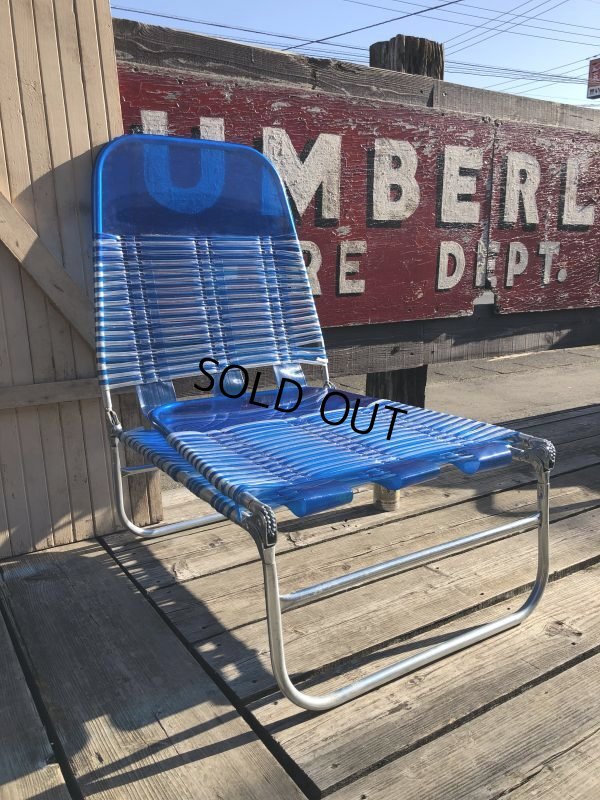 画像19: Vintage Folding Lawn Chair Long (M374)