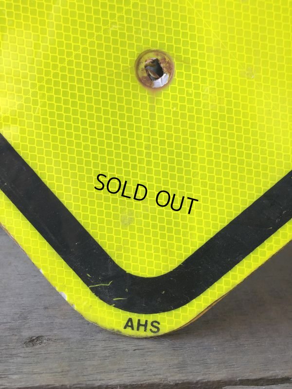 画像4: Vintage Road Street Sign Crosswalk (M372)