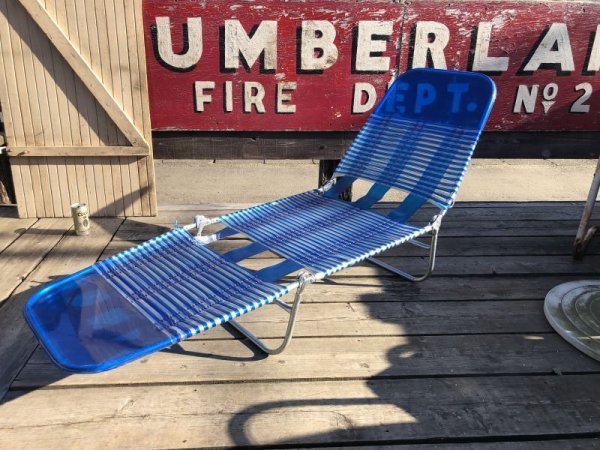 画像3: Vintage Folding Lawn Chair Long (M375)