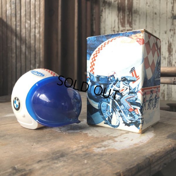 画像1: 70s Vintage Motocross Helmet w/Box (M381)