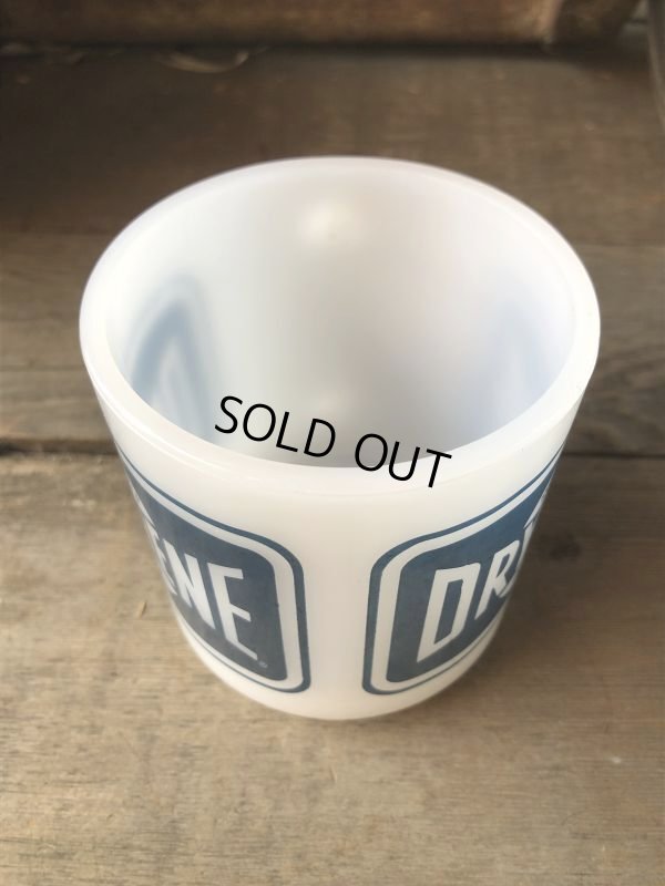 画像6: Vintage Gasbake Milk Glass Mug DRYDENE MOTOR OIL (M383) 
