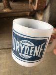 画像10: Vintage Gasbake Milk Glass Mug DRYDENE MOTOR OIL (M383) 