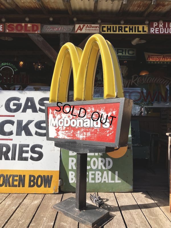 画像5: Vintage Advertising McDonalds Golden Arches Neon Light Store Sign (M386)