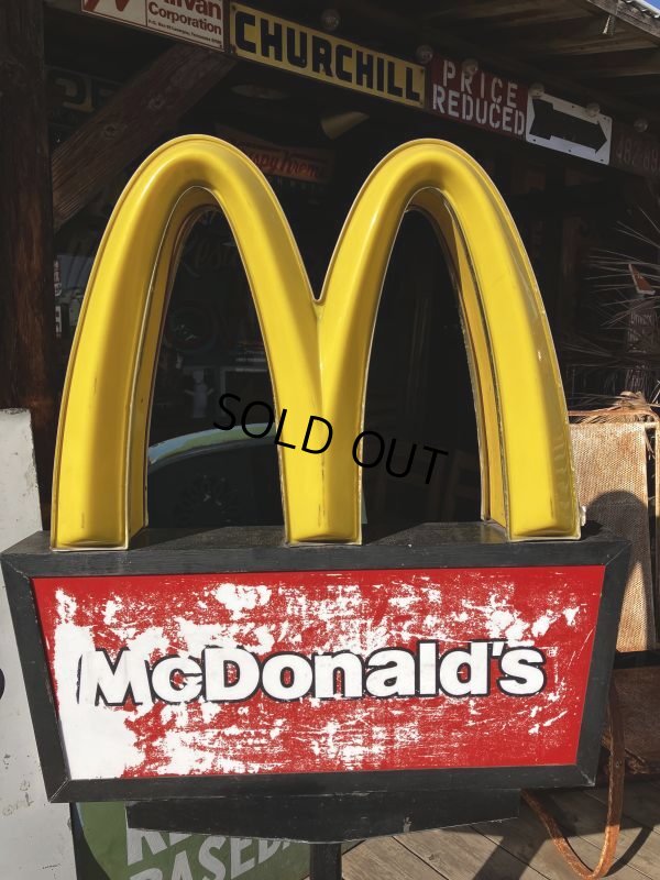 画像7: Vintage Advertising McDonalds Golden Arches Neon Light Store Sign (M386)