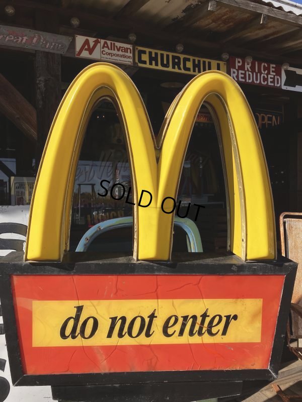画像3: Vintage Advertising McDonalds Golden Arches Neon Light Store Sign (M386)