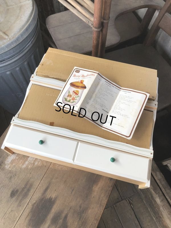 画像21: 70s Vintage Sears Merry Mushrooms kitchen Coordinates Spice Rack N.O.S (M388)